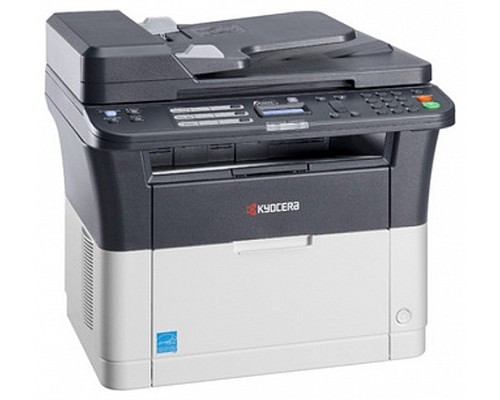 МФУ Kyocera FS-1025MFP, формат A4, лазерный, белый [1102m63ru0/1102m63ruv]