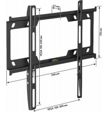 Кронштейн Holder LCD-F3616-B, черный