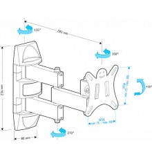 Кронштейн Holder LCDS-5039, металлик