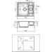 ЛИПСИ 580 К мойка цвет капучино FS, 