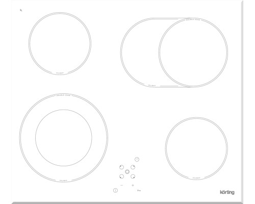 KORTING электрическая варочная HK 62051 BW
