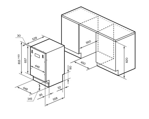 LEX PM 4563 A посудомоечная машина