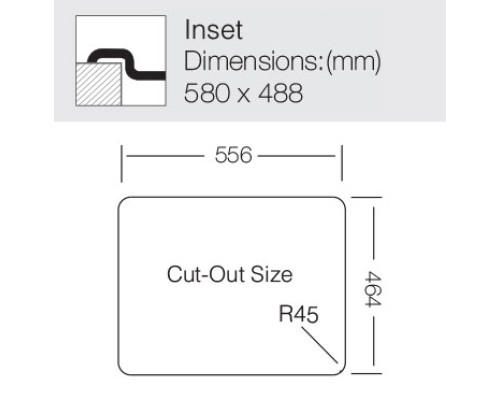 Кухонная мойка TopZero (wellinox) COL 580.488 - GT8K 