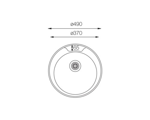 Kухонная мойка TopZero (wellinox) FAL 490 - GT8K