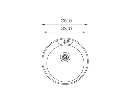 Кухонная мойка TopZero (wellinox) FAL 510 - GT8K