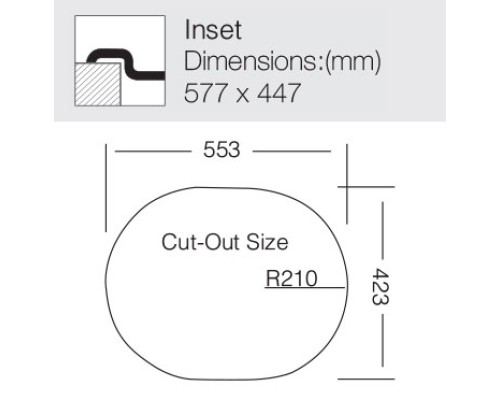 Кухонная мойка TopZero (wellinox) FAL 577.447 - GT8K