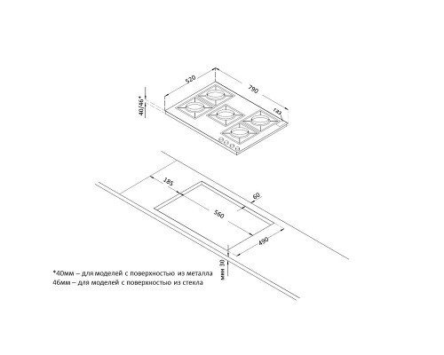 Варочная поверхность KORTING HG 761 CTB