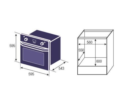 Zigmund Shtain E 153 B Электрическая духовка