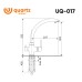 Cмеситель ULGRAN Quartz UQ-017-07 Уголь