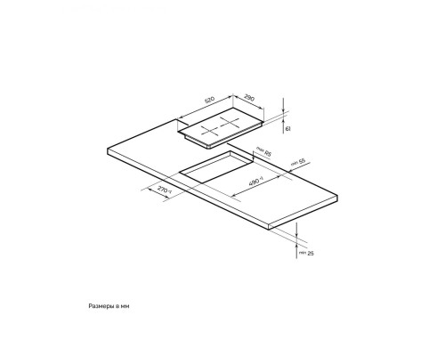 MILLEN MIH 301 BL BL панель стеклокерамическая индукционная