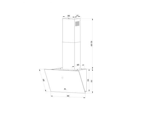 MILLEN MKH 601 BL вытяжка