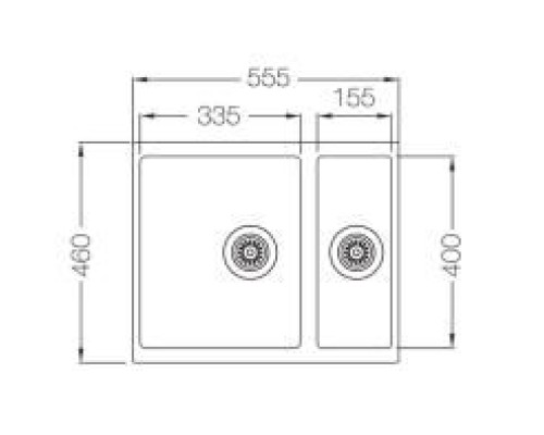 кухонная мойка TopZero Melania Cosmos (555x460.15-10)