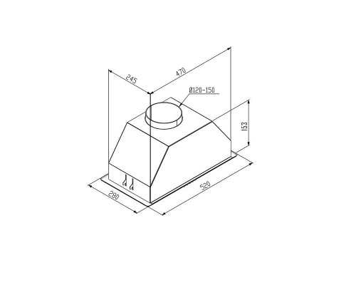 KORTING вытяжка KHI 6416 W