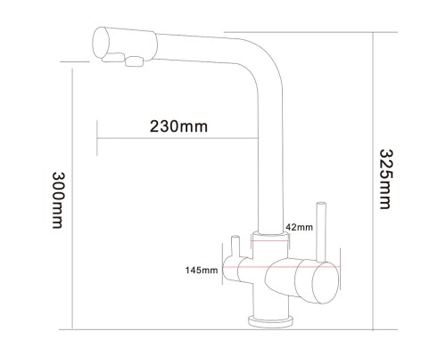 Смеситель ARONA ARM 301 SATIN