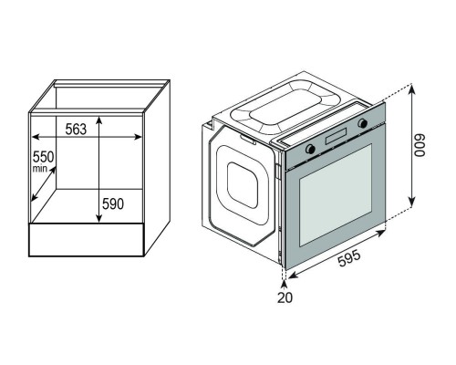 Zigmund Shtain E 158 B Электрическая духовка