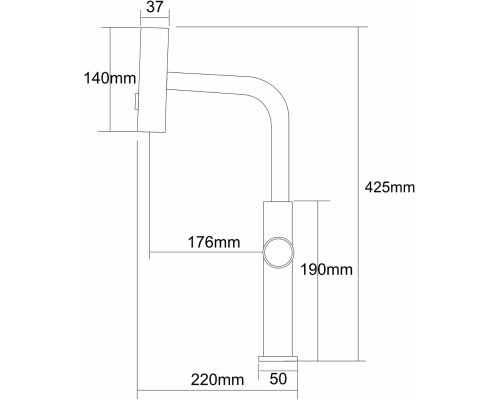 ARONA Смеситель ARM 207 SATIN