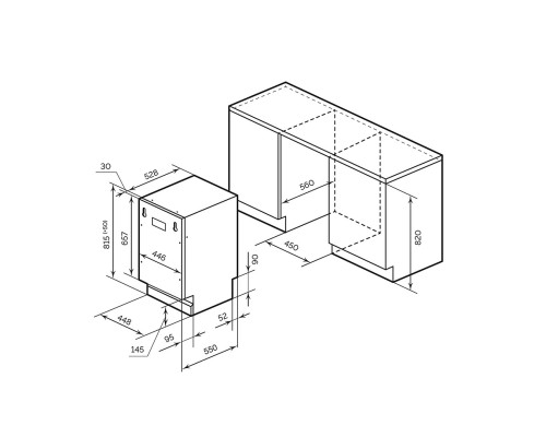 MILLEN MDW 451 посудомоечная машина