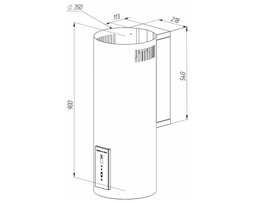 Zigmund Shtain K 146.4 W Кухонная вытяжка