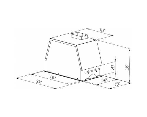 Zigmund Shtain K 014.5 B Кухонная вытяжка