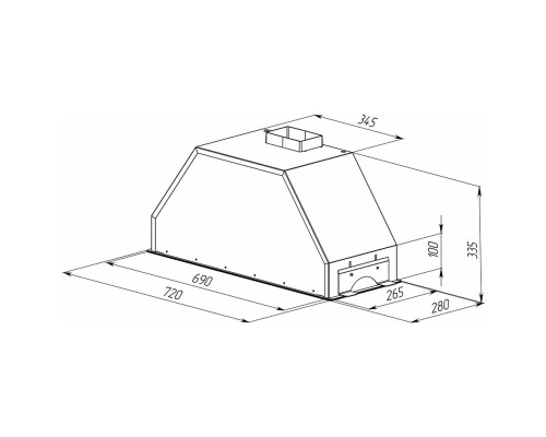 Zigmund Shtain K 014.7 B Кухонная вытяжка 