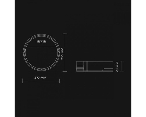 Робот-пылесос Scarlett SC-VC80RW01 Black