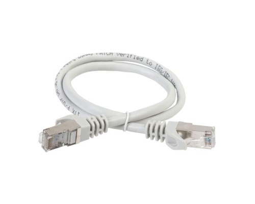 Патч-корд ITK PC01-C5EF-1M5 FTP вилка RJ-45-вилка RJ-45 кат.5е 1.5м серый ПВХ (уп.:1шт)