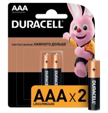 Батарея Duracell Basic CN LR03-2BL AAA (2шт)