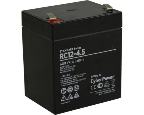 Аккумуляторная батарея SS CyberPower RC 12-4.5 / 12 В 4,5 Ач CyberPower RC 12-4.5