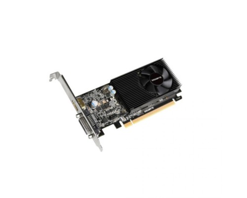 Видеокарта PCI-E GIGABYTE GeForce GT 1030 GV-N1030D5-2GL 2GB GDDR5 64bit 14nm 1502/6008MHz DVI-D(HDCP)/HDMI RTL