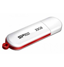 Флеш Диск Silicon Power 32Gb LuxMini 320 SP032GBUF2320V1W USB2.0 белый