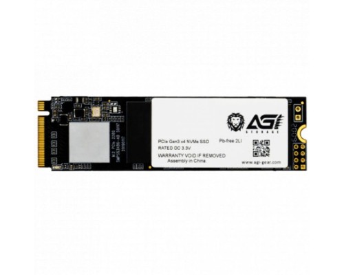 Внутренний жесткий диск AGILE AI198 AGI256G16AI198 (SSD (твердотельные), 256 ГБ, M.2, NVMe)