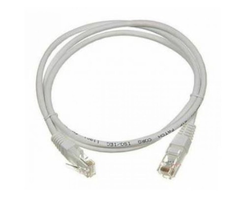 Патч-корд Lanmaster UTP 4 пары cat5E molded 0.5м серый RJ-45 (m)-RJ-45 (m)