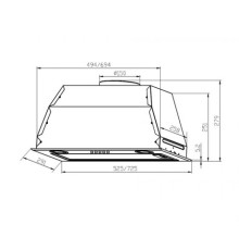 Кухонная вытяжка Lex GS Bloc G 600 White