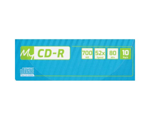 Диск CD-R Verbatim 700Mb 52x pack wrap (10шт) (69204)