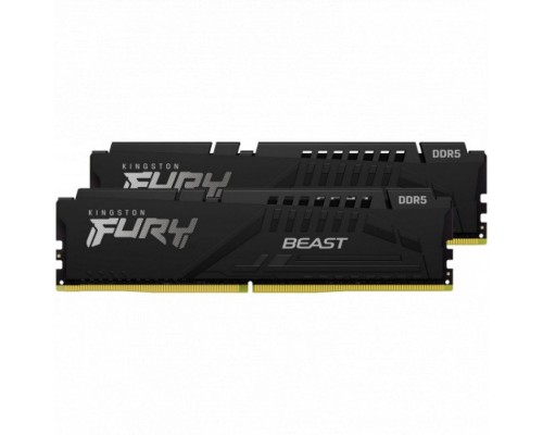 ОЗУ Kingston Fury Beast KF552C40BBK2-32 (DIMM, DDR5, 32 Гб (2 х 16 Гб), 5200 МГц)