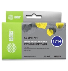 Картридж струйный Cactus CS-EPT1714 желтый (10мл) для Epson XP-33/103/203/207/303/306/403/406