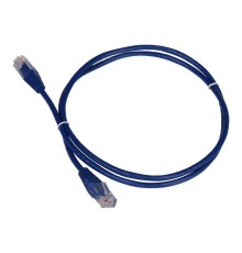 Патч-корд Lanmaster TWT-45-45-2.0-BL вилка RJ-45-вилка RJ-45 кат.5е 2м синий ПВХ (уп.:1шт)