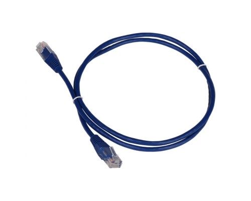 Патч-корд Lanmaster TWT-45-45-2.0-BL вилка RJ-45-вилка RJ-45 кат.5е 2м синий ПВХ (уп.:1шт)