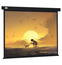 Экран Cactus 150x150см Wallscreen CS-PSW-150X150-BK 11 настенно-потолочный рулонный черный