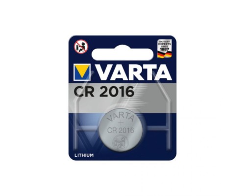 Батарейка VARTA Lithium CR2016 3V (1 шт) CR2016-BP1