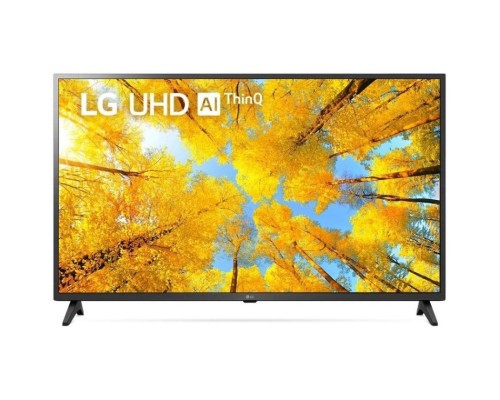 Телевизор LG 55UQ75006LF.ARUB, 4K Ultra HD, черный, СМАРТ ТВ, WebOS