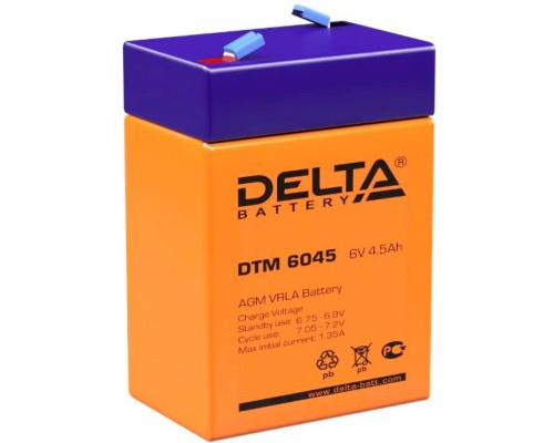 Аккумуляторная батарея Delta DTM 6045