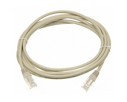 Патч-корд Lanmaster TWT-45-45-3.0/6-GY вилка RJ-45-вилка RJ-45 кат.6 3м серый ПВХ (уп.:1шт)