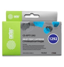 Картридж струйный Cactus CS-EPT1292 голубой (10мл) для Epson B42/BX305/BX305F/BX320/BX525/BX625/SX420/SX425/SX525/SX621