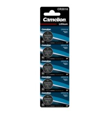 Батарея Camelion Lithium CR2016 BL-5 CR2016 75mAh (5шт) блистер