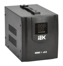 Стабилизатор напряжения IEK Home 1кВА однофазный черный (IVS20-1-01000)