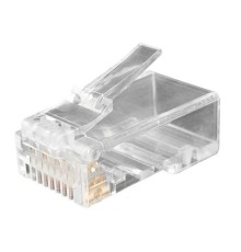 Коннектор Hyperline (PLUG-8P8C-UV-C6-100) UTP кат.6 RJ45 прозрачный (упак.:100шт)