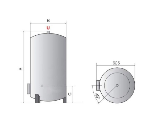 Водонагреватель накопительный Ariston TI-TRONIC INDUSTRIAL ARI 200 VERT 530 THER MO white