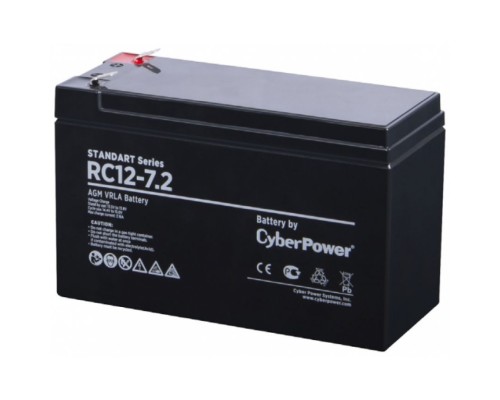 Аккумулятор CyberPower 12V7.2Ah CyberPower RC12-7.2 (RC 12-7.2)