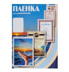 Пленка для ламинирования Office Kit 125мкм (100шт) глянцевая 80x111мм PLP10910